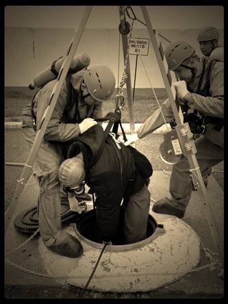 Трипод использование при работах в колодце