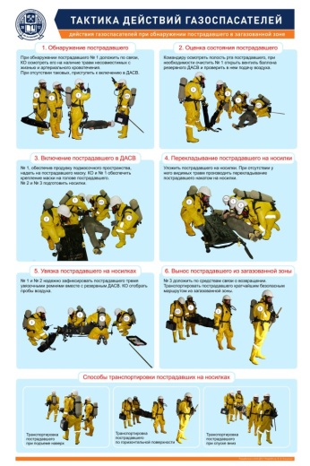ТАКТИКА ДЕЙСТВИЙ ГАЗОСПАСАТЕЛЕЙ. ДЕЙСТВИЯ ГАЗОСПАСАТЕЛЕЙ ПРИ ОБНАРУЖЕНИИ ПОСТРАДАВШЕГО В ЗАГАЗОВАННОЙ ЗОНЕ