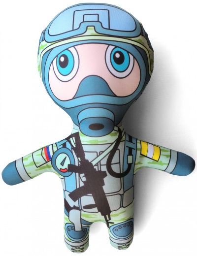 ИГРУШКА-АНТИСТРЕСС «СПАСИК-СПЕЦНАЗОВЕЦ» ИГРУШКА-АНТИСТРЕСС «СПАСИК-СПЕЦНАЗОВЕЦ»